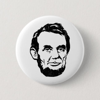 Badge Rond 5 Cm Bouton Portrait Abraham Lincoln