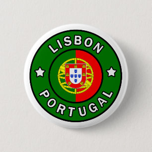Badge Rond 5 Cm Bouton Portugal Lisbonne
