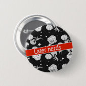 Badge Rond 5 Cm Bouton postérieur d'alien de ballots (Devant & derrière)