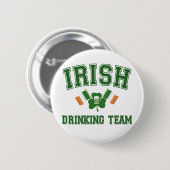 Badge Rond 5 Cm Bouton potable irlandais d'équipe (Devant & derrière)