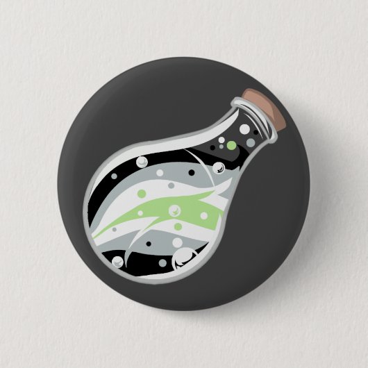 Badge Rond 5 Cm Bouton Potion de l'assiette (Devant)