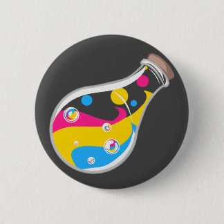 Badge Rond 5 Cm Bouton Potion Pride Pansexuel