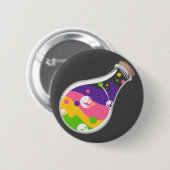 Badge Rond 5 Cm Bouton Potion Pride Sapphique (Devant & derrière)