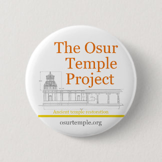 Badge Rond 5 Cm Bouton pour promouvoir le projet du temple d'Osur
