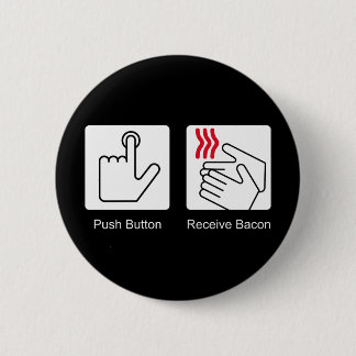 Badge Rond 5 Cm Bouton poussoir, Bacon de réception - Distributeur
