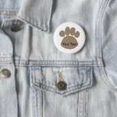 Badge Rond 5 Cm Bouton Précédent du pinceau (En situation)