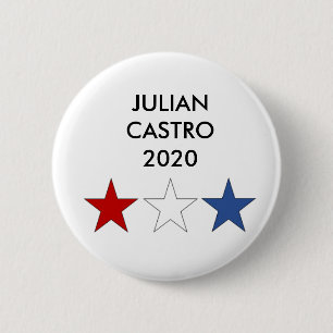 Badge Rond 5 Cm Bouton présidentiel de Julian Castro 2020