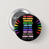 Badge Rond 5 Cm Bouton Pride (Devant & derrière)