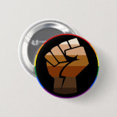 Badge Rond 5 Cm Bouton Pride QPOC (Devant & derrière)