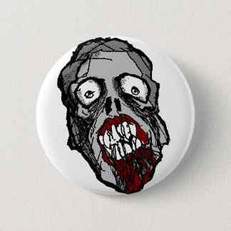 Badge Rond 5 Cm Bouton principal de zombi