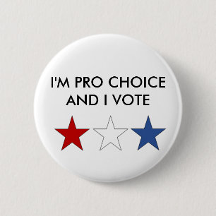 BADGE ROND 5 CM BOUTON PRO CHOIX