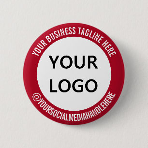 Badge Rond 5 Cm Bouton promotionnel de médias sociaux pour votre l
