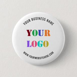 Badge Rond 5 Cm Bouton promotionnel de nom de logo d'entreprise pe