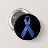 Badge Rond 5 Cm Bouton prosterné de ruban de Cancer (Devant & derrière)