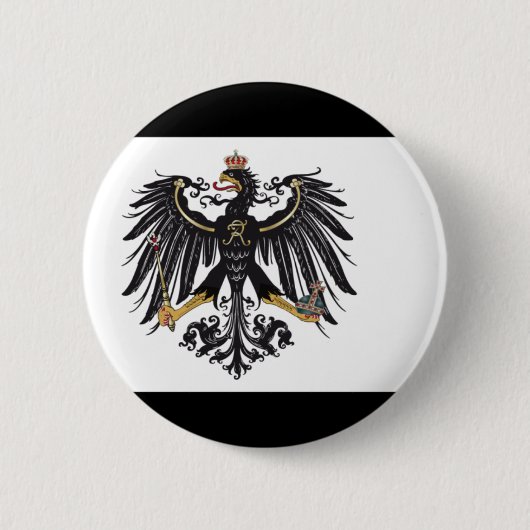 Badge Rond 5 Cm Bouton prussien de drapeau (Devant)