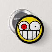 Badge Rond 5 Cm Bouton psychotique (Devant & derrière)