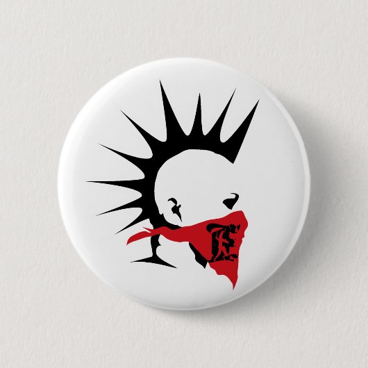 Badge Rond 5 Cm Bouton punk extrême de logo (Devant)