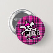 Badge Rond 5 Cm Bouton Punk Princess (Devant & derrière)