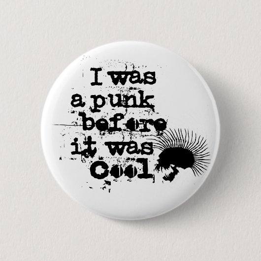Badge Rond 5 Cm bouton punk rock (Devant)