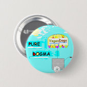 Badge Rond 5 Cm Bouton pur de dogme (Devant & derrière)