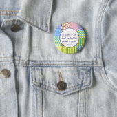 Badge Rond 5 Cm Bouton Quilters Patchwork Personnalisé (En situation)