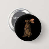 Badge Rond 5 Cm Bouton Rabbit (Devant & derrière)