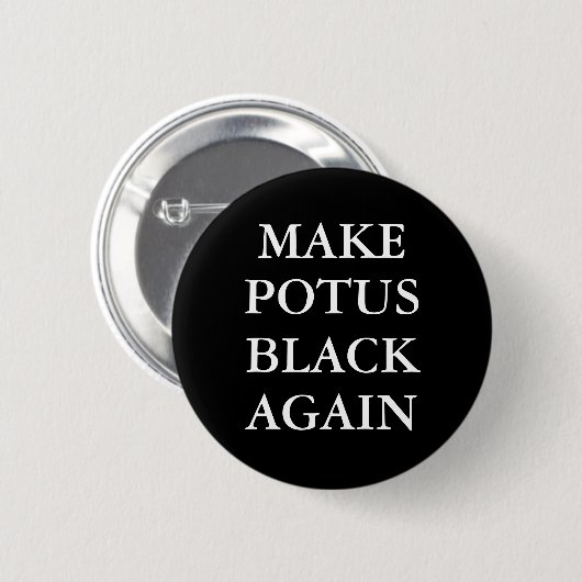 Badge Rond 5 Cm Bouton "REFAIRE NOIR LE POUCE" (Devant & derrière)