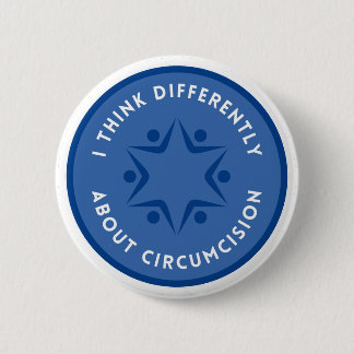 Badge Rond 5 Cm Bouton Réfléchir différemment