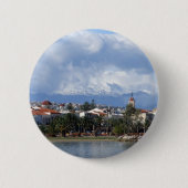 Badge Rond 5 Cm Bouton Réthymnon (Devant)