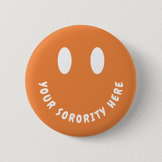 Badge Rond 5 Cm Bouton Retro tendance Soit Happy Sorority (Devant)
