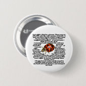 Badge Rond 5 Cm Bouton Rêves (Devant & derrière)