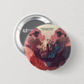 Badge Rond 5 Cm Bouton riant de crâne (Devant & derrière)