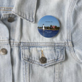 Badge Rond 5 Cm Bouton Rock Island Light (En situation)