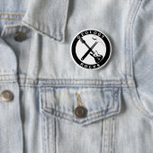 Badge Rond 5 Cm Bouton Rocks de géologie (En situation)