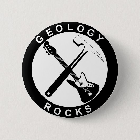 Badge Rond 5 Cm Bouton Rocks de géologie L (Devant)