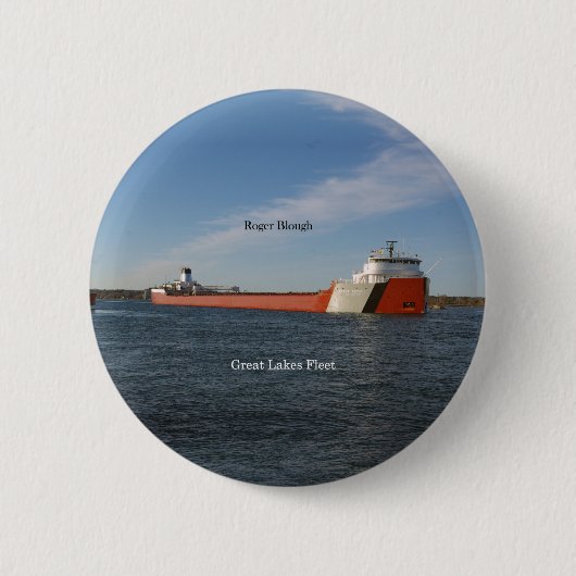 Badge Rond 5 Cm Bouton Roger Blough (Devant)