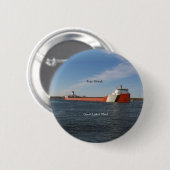Badge Rond 5 Cm Bouton Roger Blough (Devant & derrière)