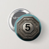 Badge Rond 5 Cm Bouton rond (Devant & derrière)