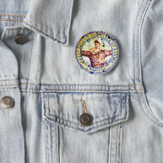 Badge Rond 5 Cm Bouton rond (En situation)