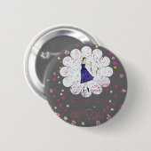 Badge Rond 5 Cm Bouton rond (Devant & derrière)