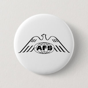 Badge Rond 5 Cm Bouton rond AFS Logo 1969, Grand, 3 Pouces