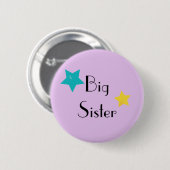 Badge Rond 5 Cm Bouton rond Big Sister (Devant & derrière)