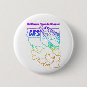 Badge Rond 5 Cm Bouton rond Cal-Neva AFS, Standard, 2¼ Pouce (Devant)