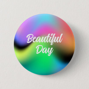 Badge Rond 5 Cm Bouton rond coloré personnalisable Gradient fluide