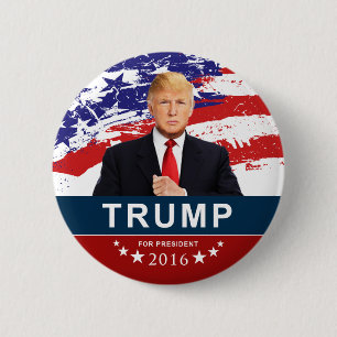 Badge Rond 5 Cm Bouton rond de 2 pouces Donald Trump pour le prés