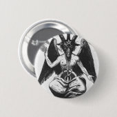Badge Rond 5 Cm Bouton rond de Baphomet (Devant & derrière)