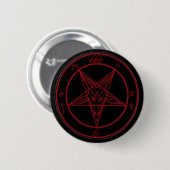 Badge Rond 5 Cm Bouton rond de Baphomet 666 (Devant & derrière)