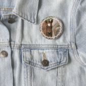 Badge Rond 5 Cm Bouton rond de bébé de cheval (En situation)