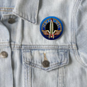 Badge Rond 5 Cm Bouton rond de cadet de l'espace (En situation)
