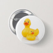 Badge Rond 5 Cm Bouton rond de canards (Devant & derrière)